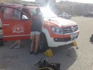 Ronioci DVD-a Stupnik na eko-akciji Paški most